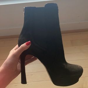 Guess Black Suede Bootie